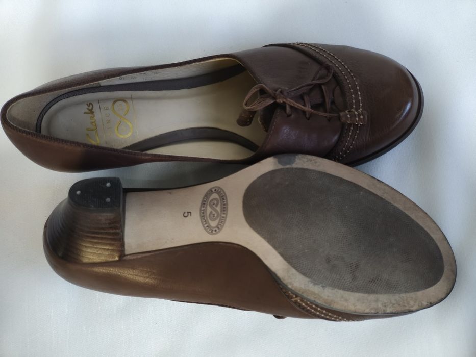 Clarks, обувки естествена кожа, номер 38