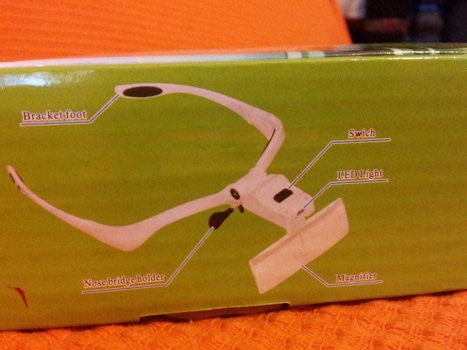 Ochelari lupa cu iluminarea led