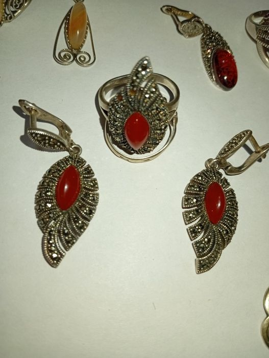 Женский серебряный набор