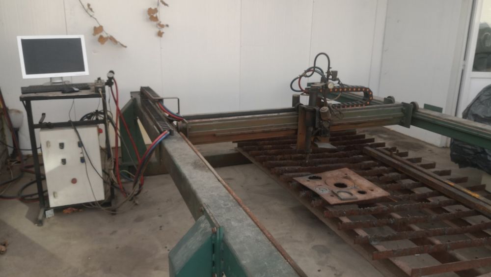 Газорез,управление мач3. Размери на рязане 3м.на 1.75м.