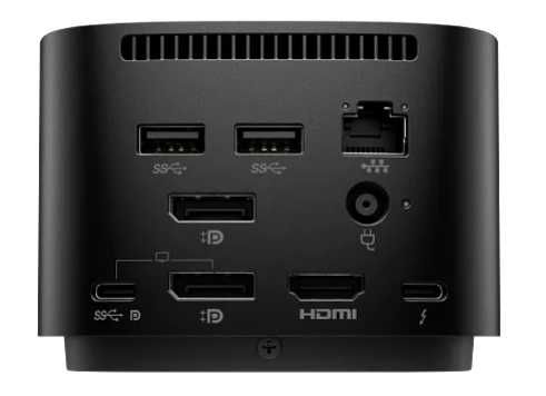 Docking Station HP Thunderbolt Dock G4 with Combo Cable, Black