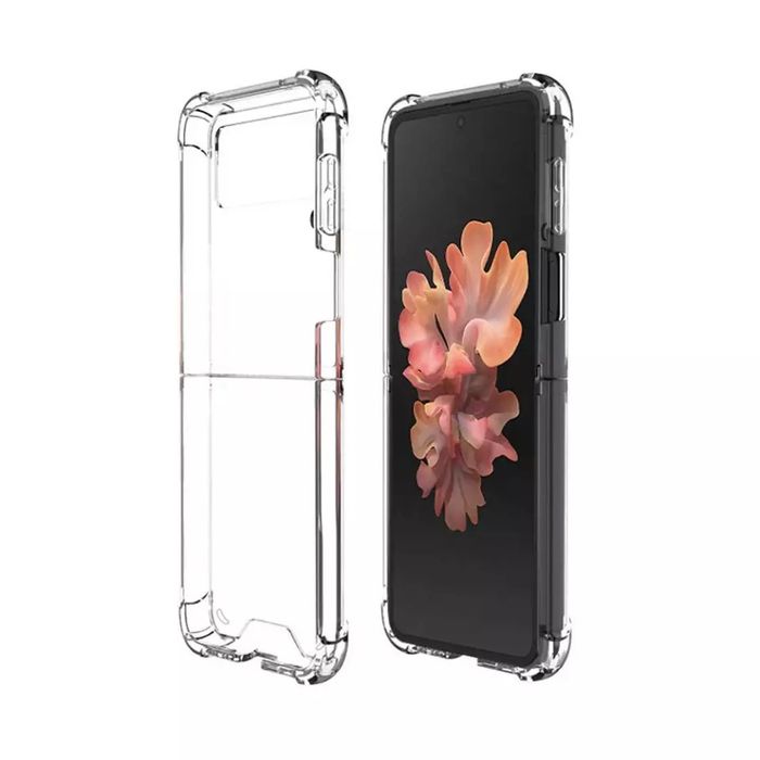 Samsung Z FLIP FOLD 3 4 5  6 Husa Bumper Anti Soc Clear Margine Silico