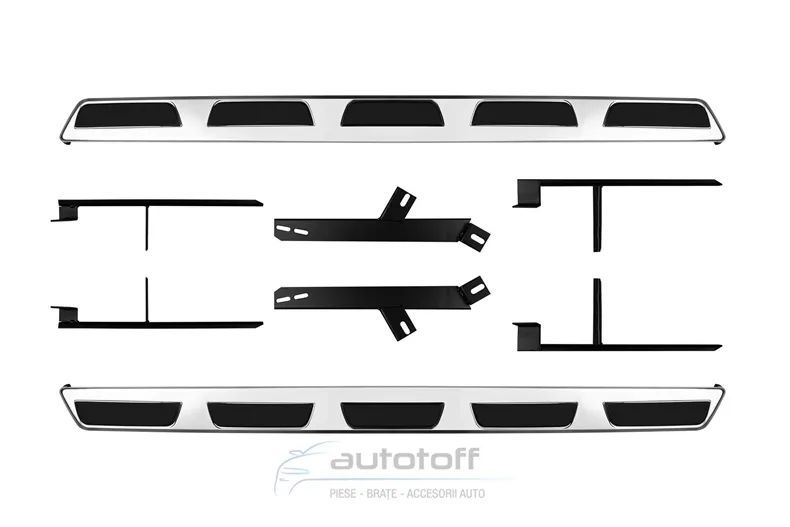 Praguri din aluminiu pentru Audi Q7 4L (05-14) Trepte aluminiu