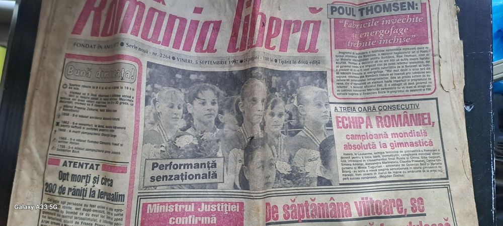 ziar 1987,1942 si  de interpretat citit in cafea