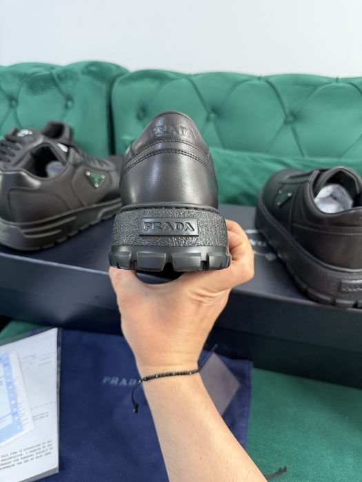 Adidasi Prada piele naturala 100% Full Box colectie noua