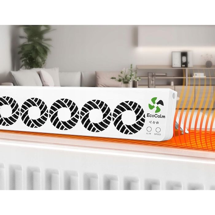 Set 2 Ventilatoare pentru radiator EcoCalm 2.0 cu controler inclus