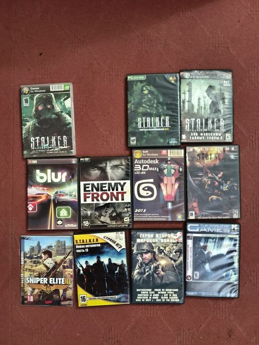 Продаю игры дисками и программы есть