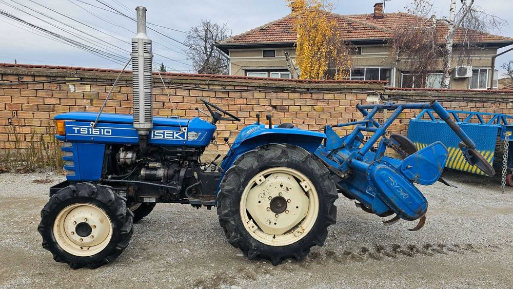 Японски трактор Iseki TS1610F с фреза, 4x4, 16 кс., АграБГ Джолев