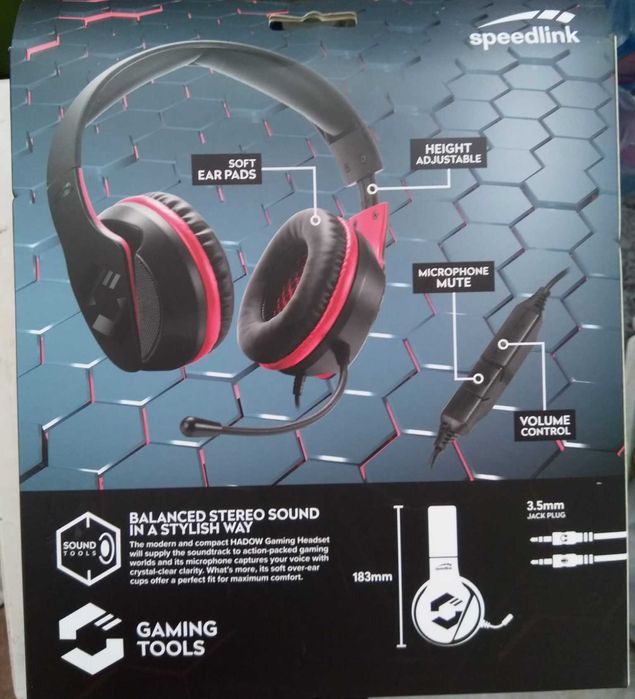 Căști Gaming cu microfon flexibil - noi, sigilate