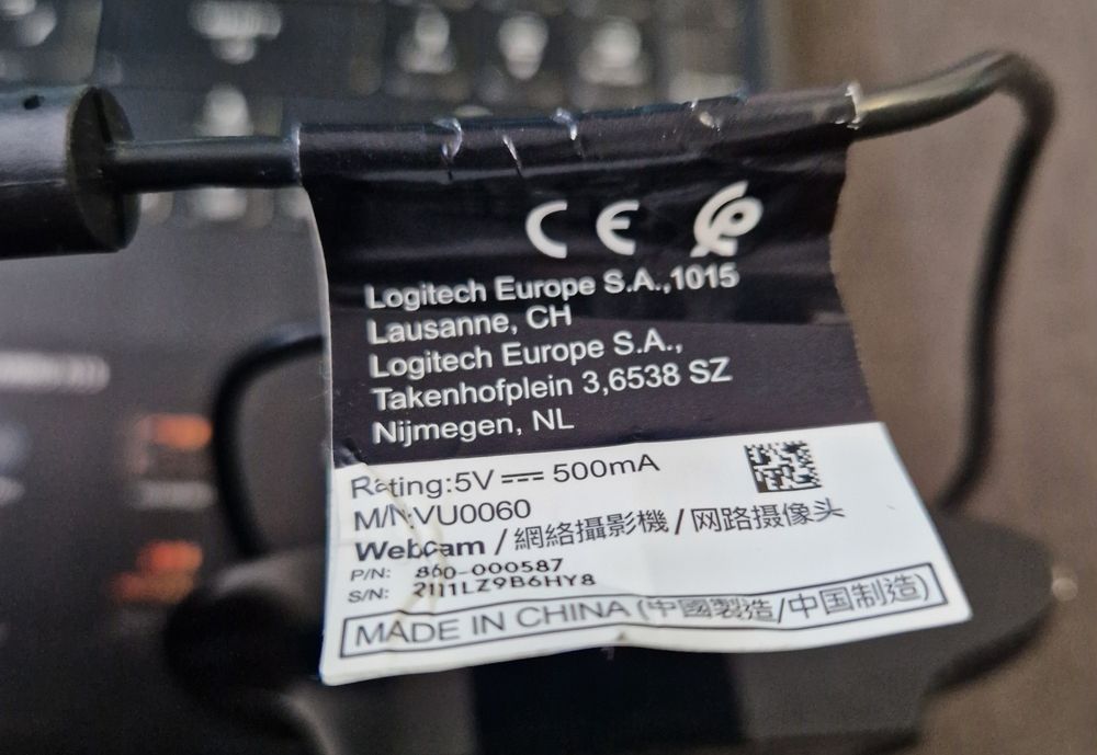 Vând Webcam Logitech C920 HD Pro