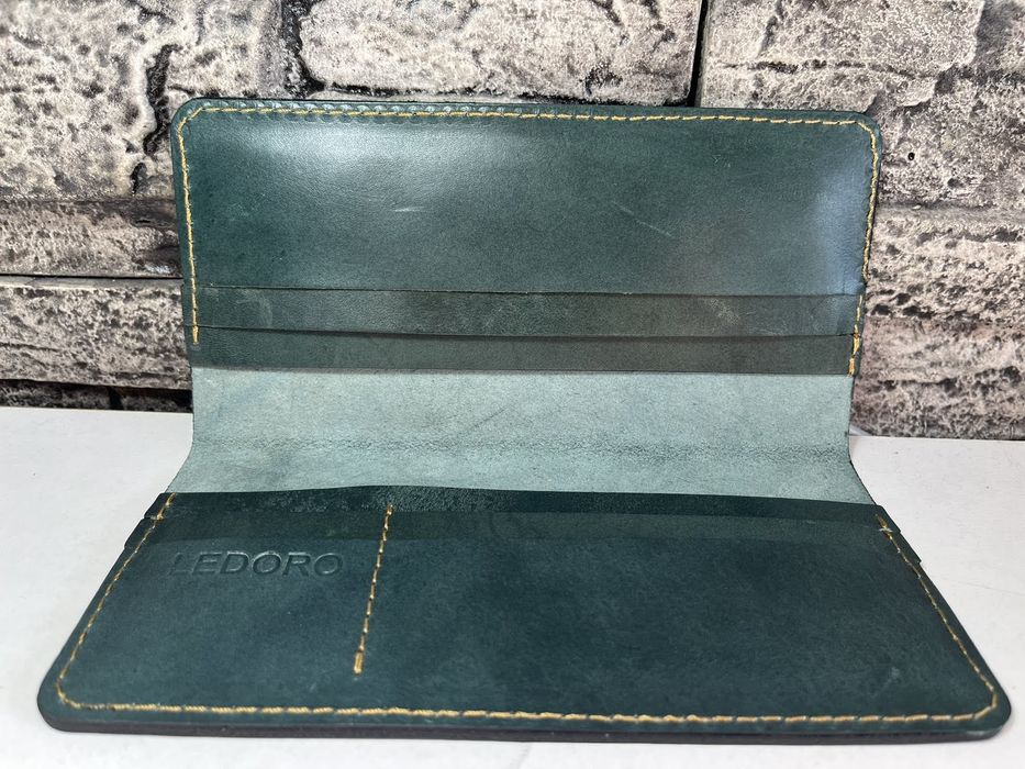 Ledoro естествена кожа портфейл портмоне