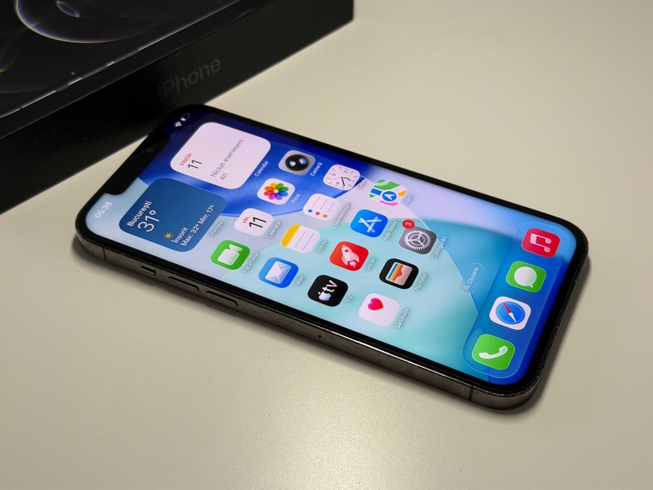 iPhone 12 Pro Max, Graphite, 128Gb, Liber de retea | Cod - G906