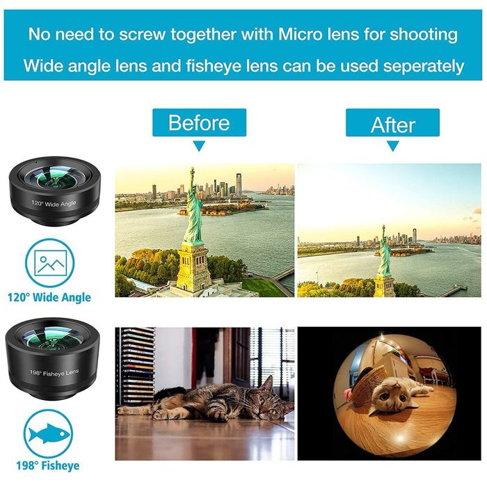 Линзы для телефона 7 в 1