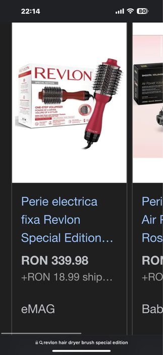 Revlon brush special edition perie coafat par