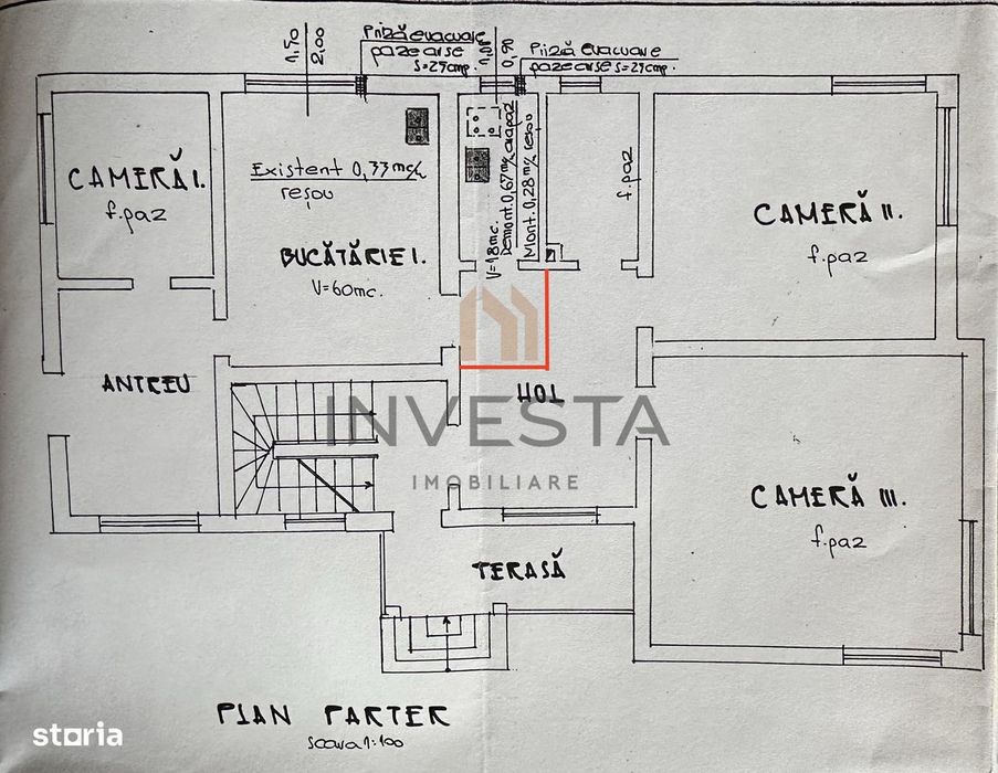 Apartament 4 camere, 160 mp, curte 165 mp, garaj | Andrei Muresanu