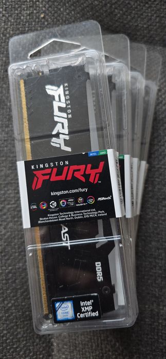 Memorie Ram Kingston FURY Beast RGB 32GB DDR5 5200MHz CL40