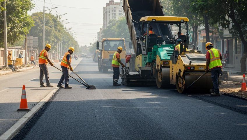 Асфальтирование Блогустроесва