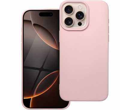 Husa iPhone 16 Pro Max Luxury Elegance Microfibra Roz