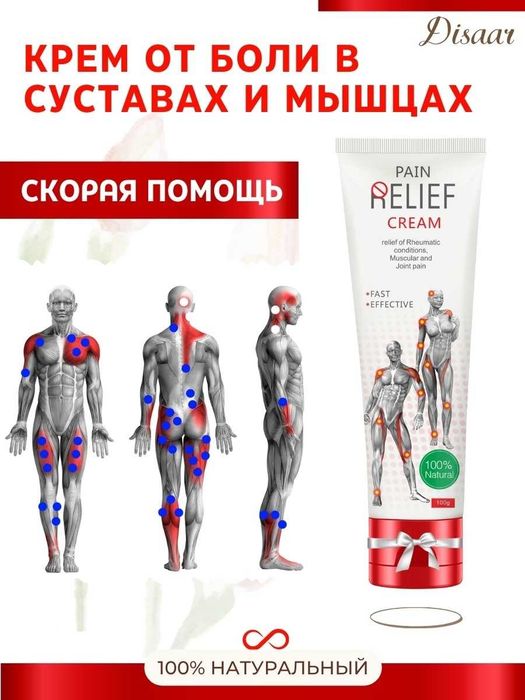 Крем для защита суставов и мышц Pain Relief