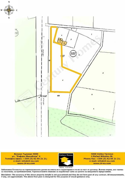 120384 Равен парцел, с лице на главен път, до Летище Горна Оряховица