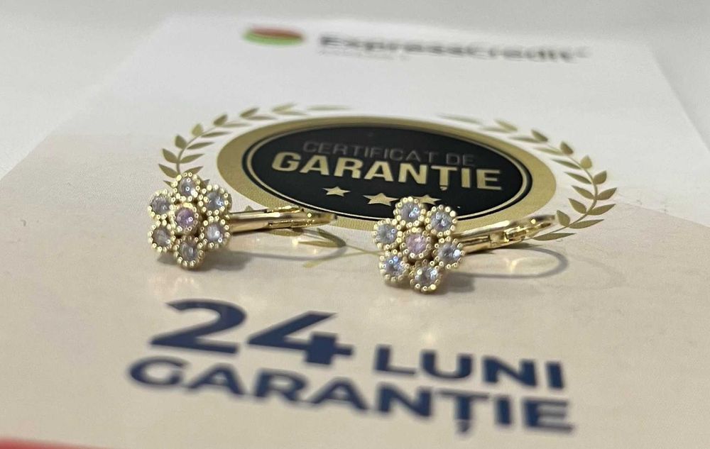 Cercei din aur copii (AG32 B27869.1) 2 ANI GARANTIE!