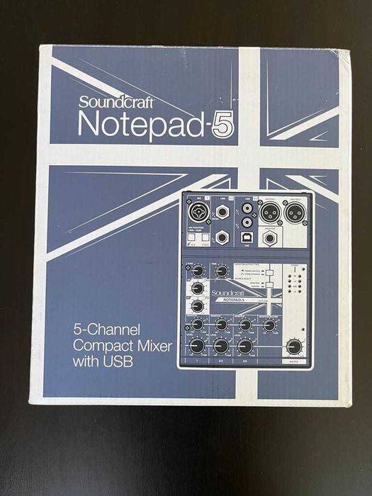 Soundcraft Notepad-5 аудио миксер, audio mixer гр. София Банишора • OLX.bg
