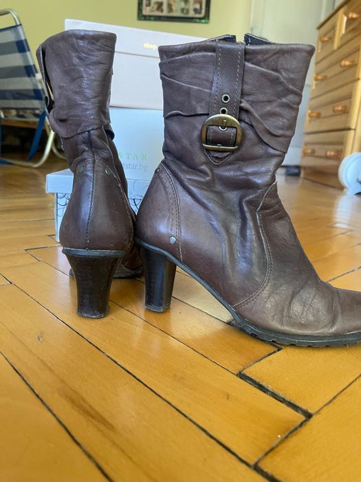 Обувки, ботуши и скарпини от естествена кожа 20-40 лв., ном. 36