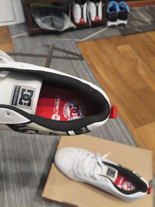 Кеды DC оригинал 46 размера, кожа 100%