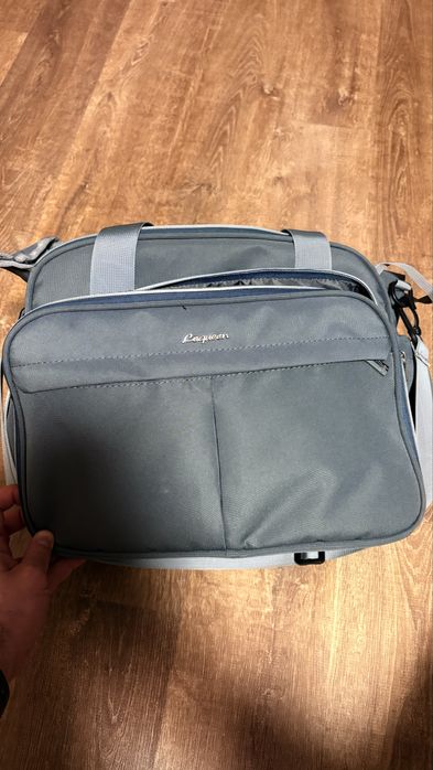 Чанта за бебешка количка - сива