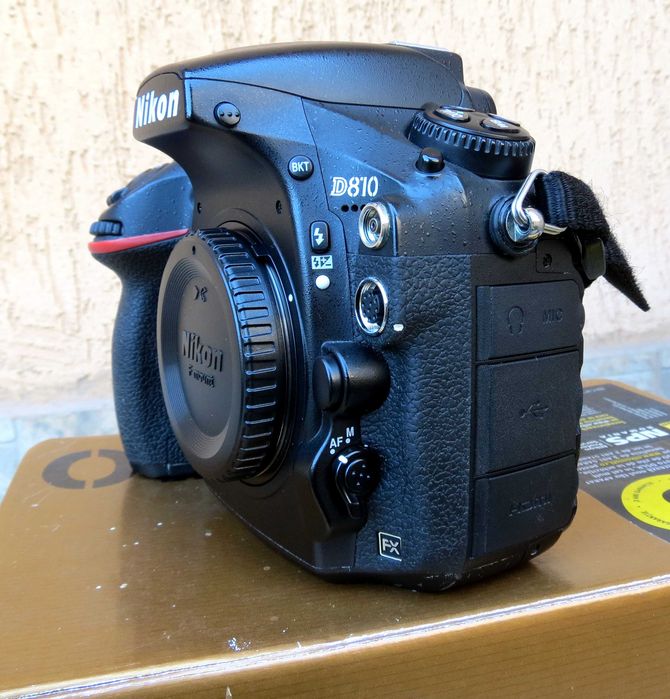 Aparat foto DSLR  Nikon D810 , DSLR Full Frame de la Nikon are senzor CMOS de 36.3 Mpx procesor de imagine EXPEED 4,