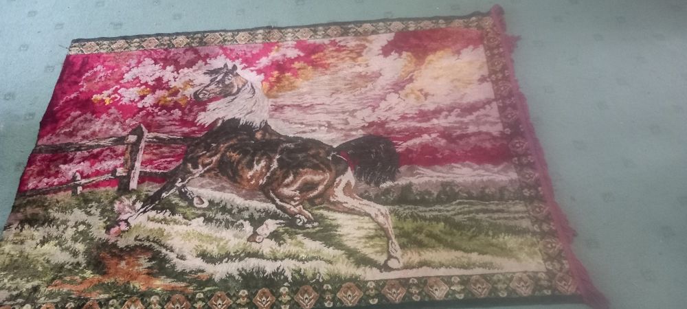 Vînd carpeta cu cal