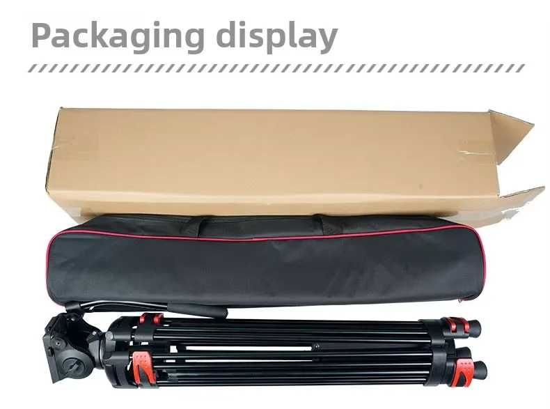 Професионален статив FOSOTO 1.8m с флуидна глава