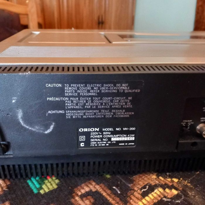 NATIONAL PANASONIC SG2800 Ledsonic  - Radio casetofoane AIWA, -   - Video cassette recorder ORION model VH200