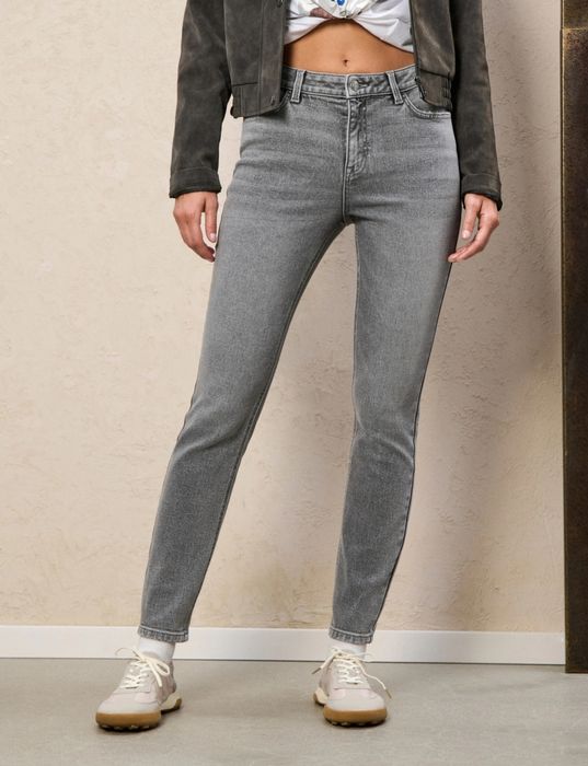 Дамски сиви дънки - размер 40