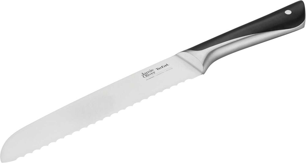 Cutit Tefal Jamie Oliver Bread Knife, 20cm, German Stainless Steel