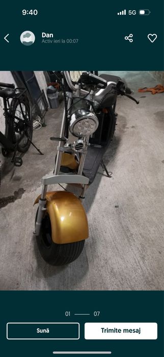 Scuter electric moped