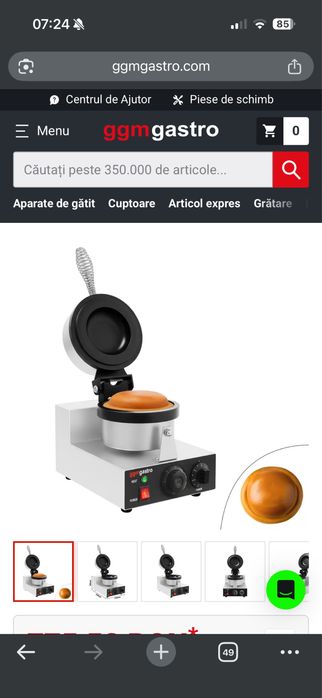 Presa profesionala pentru burgeri