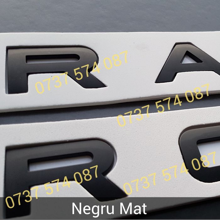 Litere scris RANGE ROVER LAND ROVER SPORT HSE pt capota si portbagaj