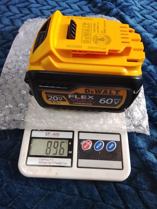 1 buc.Acumulator DeWalt 20V  Flex Volt 60V 9A produs NOUpp