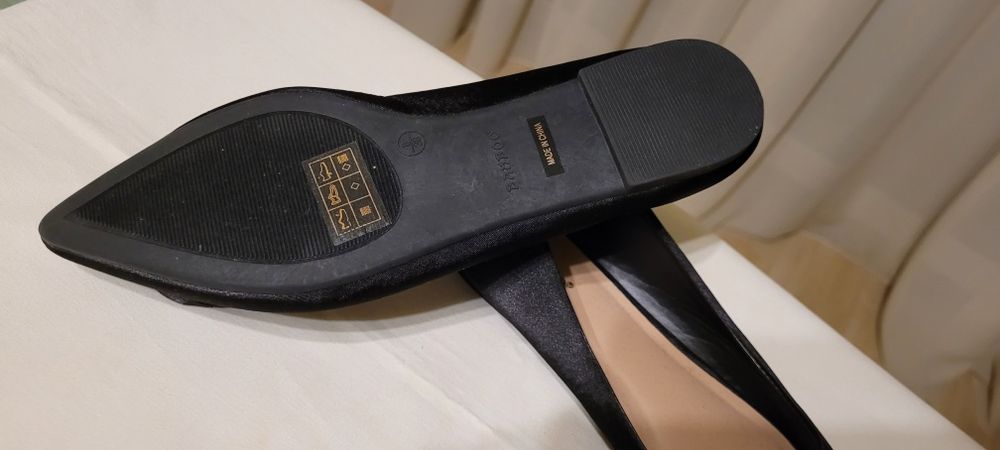 Balerini negri noi satin 38