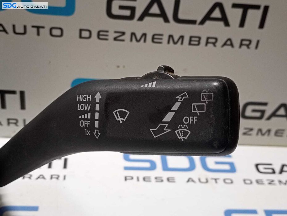 Ansamblu Maneta Manete Semnalizare Faza Lunga Scurta Stergatoare Seat Leon 1P 2006 - 2013 Cod 5K0953521BN 5K0953502M [M4551]