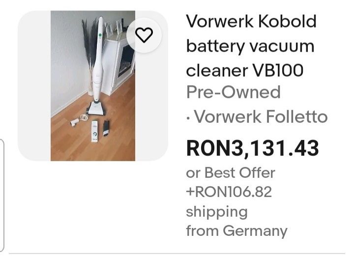Aspirator Vorwerk VB 100
