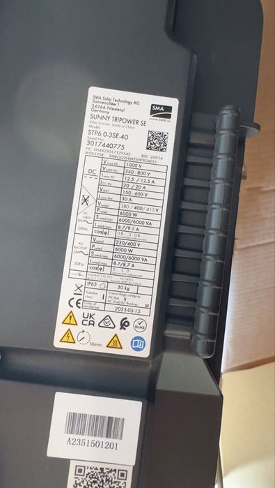 vand invertor hibrid SMA Sunny Tripower 6kw