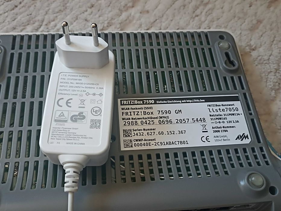 Router wifi 6 Fritz 7590