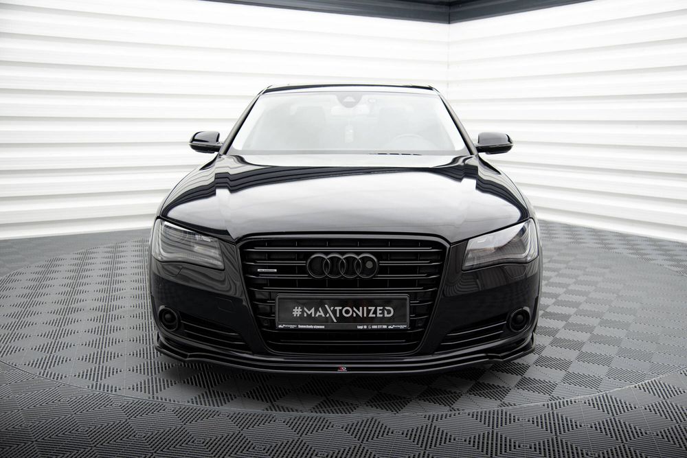 Спойлер за предна броня Maxton design за Audi A8 D4 (2009-2013)