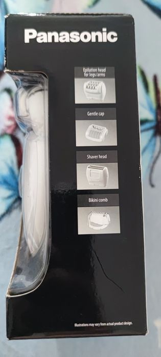 Epilator Panasonic ES-ED53-W503, Wet & Dry, Cordless, 48 pensete