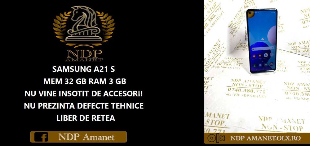 NDP Amanet Calea Mosilor 298 SAMSUNG A21 S ( 49048)
