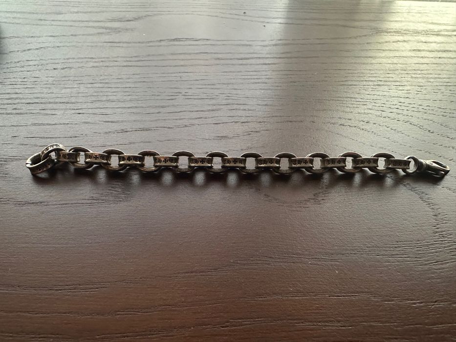 Сребърна гривна chrome hearts