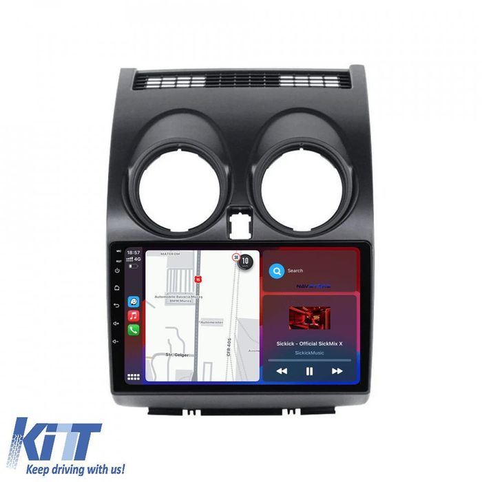 Navigatie Dedicata Nissan Qashqai J10 (2007-2013), 9Inch, 1Gb Ram, 32G