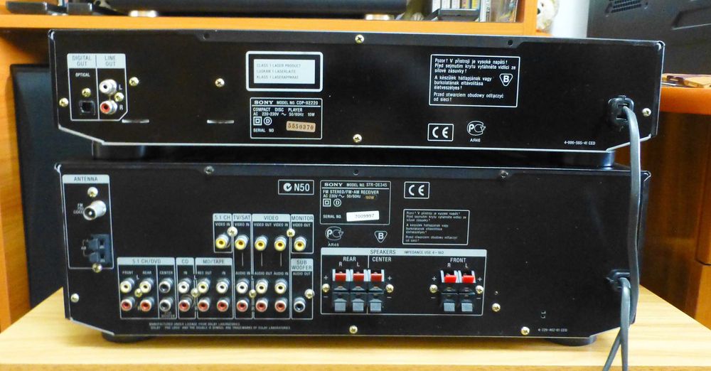 Receiver 5.1 si CD player Sony